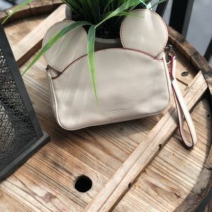 Coach Disney Mickey Mouse Wristlet NWOT